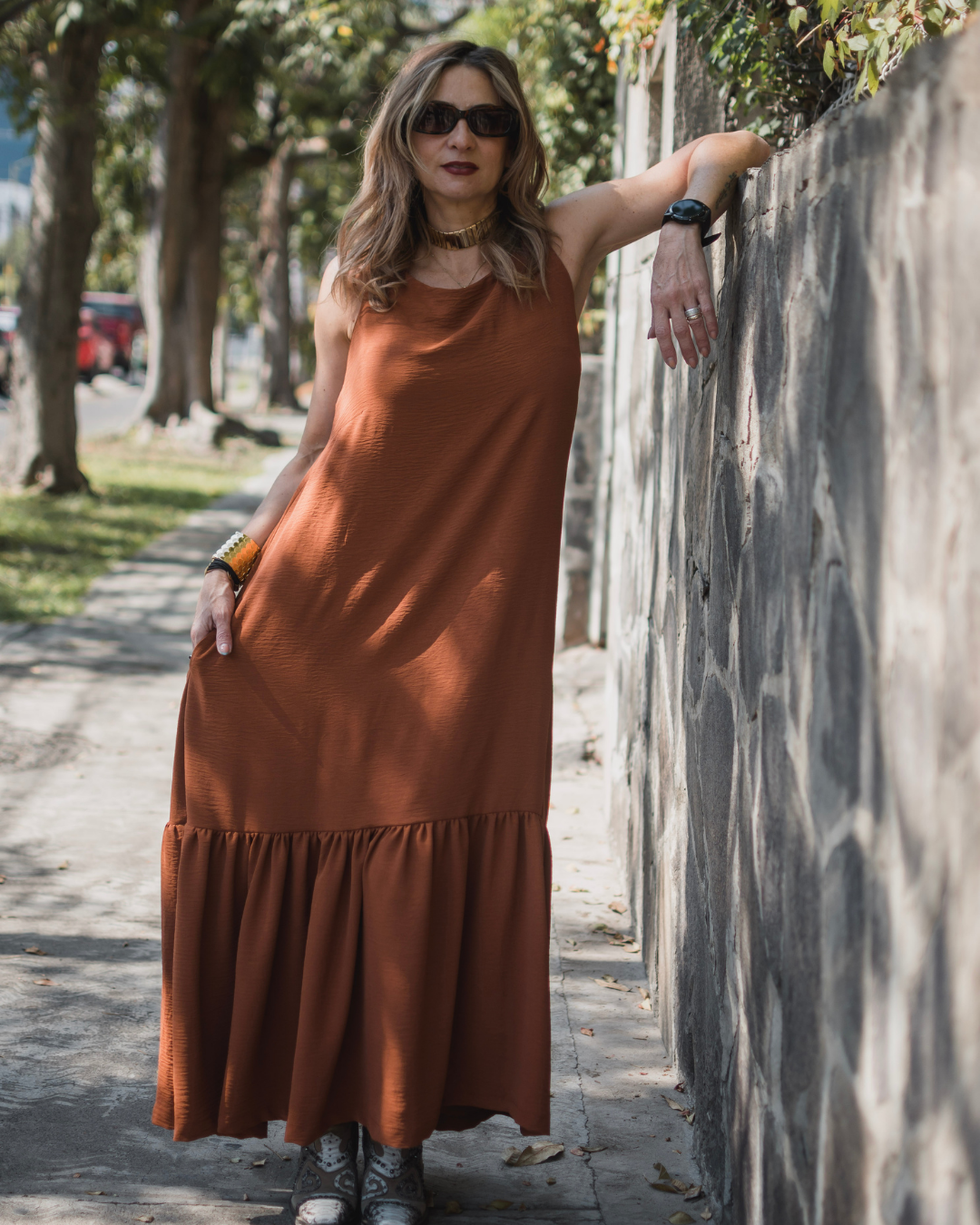 Vestido Largo Rustico