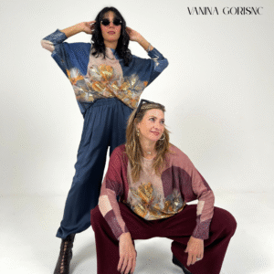 Pantalón y Blusa Tejida Italiana