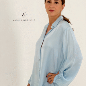 Vestido Corto Celeste