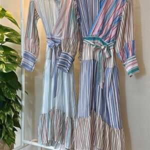 Vestido Con Mangas Italiano