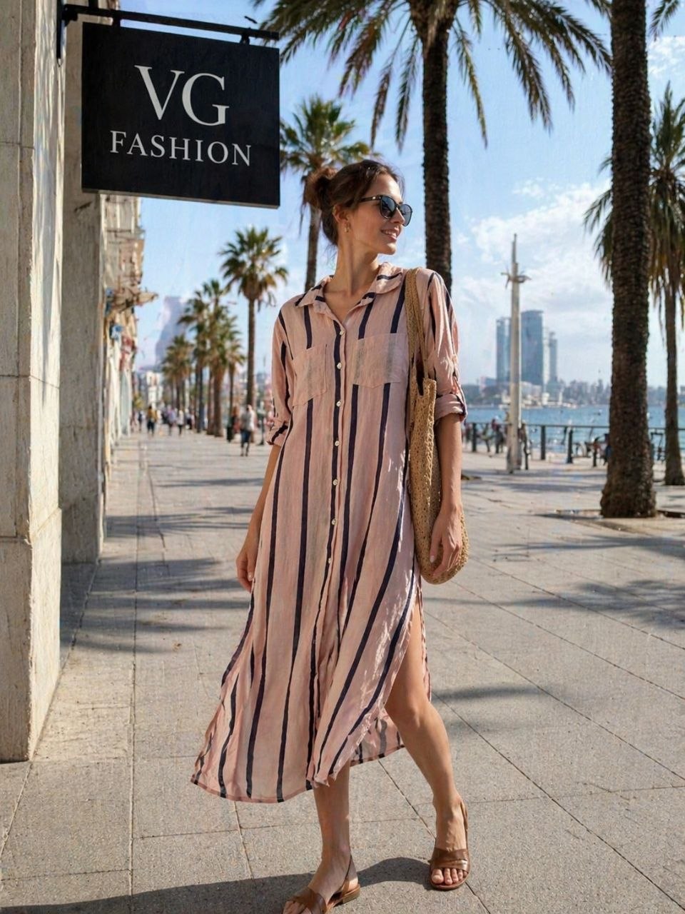 Vestido Camisero Italiano